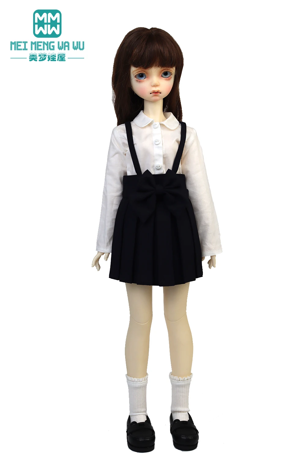 Passend für 43–60 cm große 1/3 1/4 BJD-Puppenkleidung DD SD MSD modischer Faltenrock