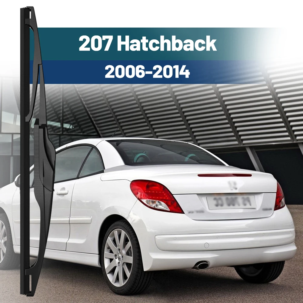 Für Peugeot 207 Fließheck 2006-2014 16 "Heckscheibe Scheibenwaschanlage Wischerblatt 2010 2011 2012 2013 Autozubehör