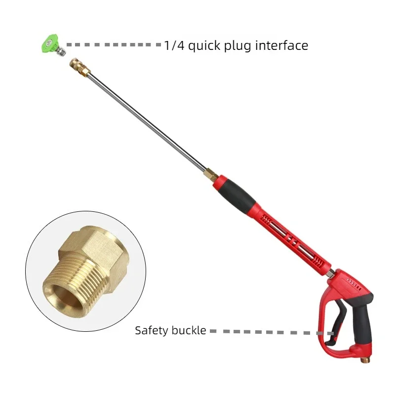 High Pressure Washer PA Foam Spray Can Car Wash Household Water Gun Head Suit Fan Car Washer Foam Pot
