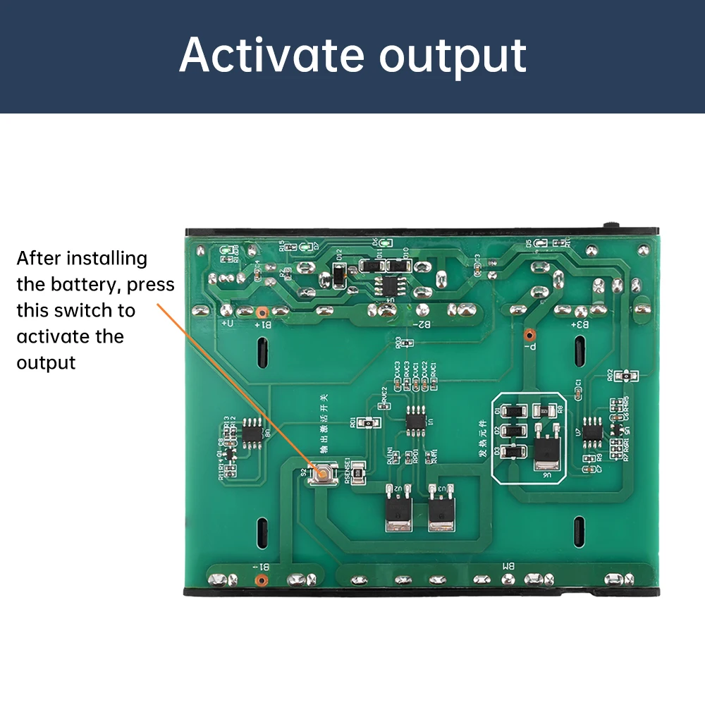 5V 9V 12V Ausgangs-Powerbank-Box für Handy-Ladehülle Tablet 6x 18650 Akku USV Unterbrechungsfreie Stromversorgung Elektronik-Kit – Detail 8