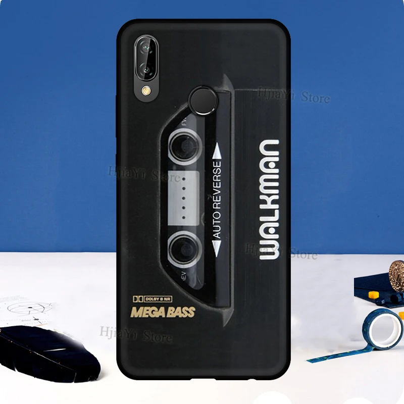 Retro Cassette Tape For Huawei P20 P40 P30 Pro Mate 20 Lite Nova 5T P Smart 2019 2021 Case For Honor 50 9X 8X