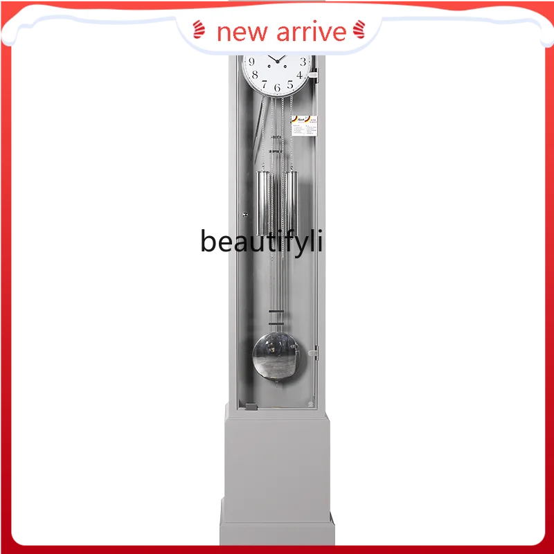 

F132Simple floor clock, living room, European light luxury floor-to-ceiling large-seat clock, modern Helmler movement machiner
