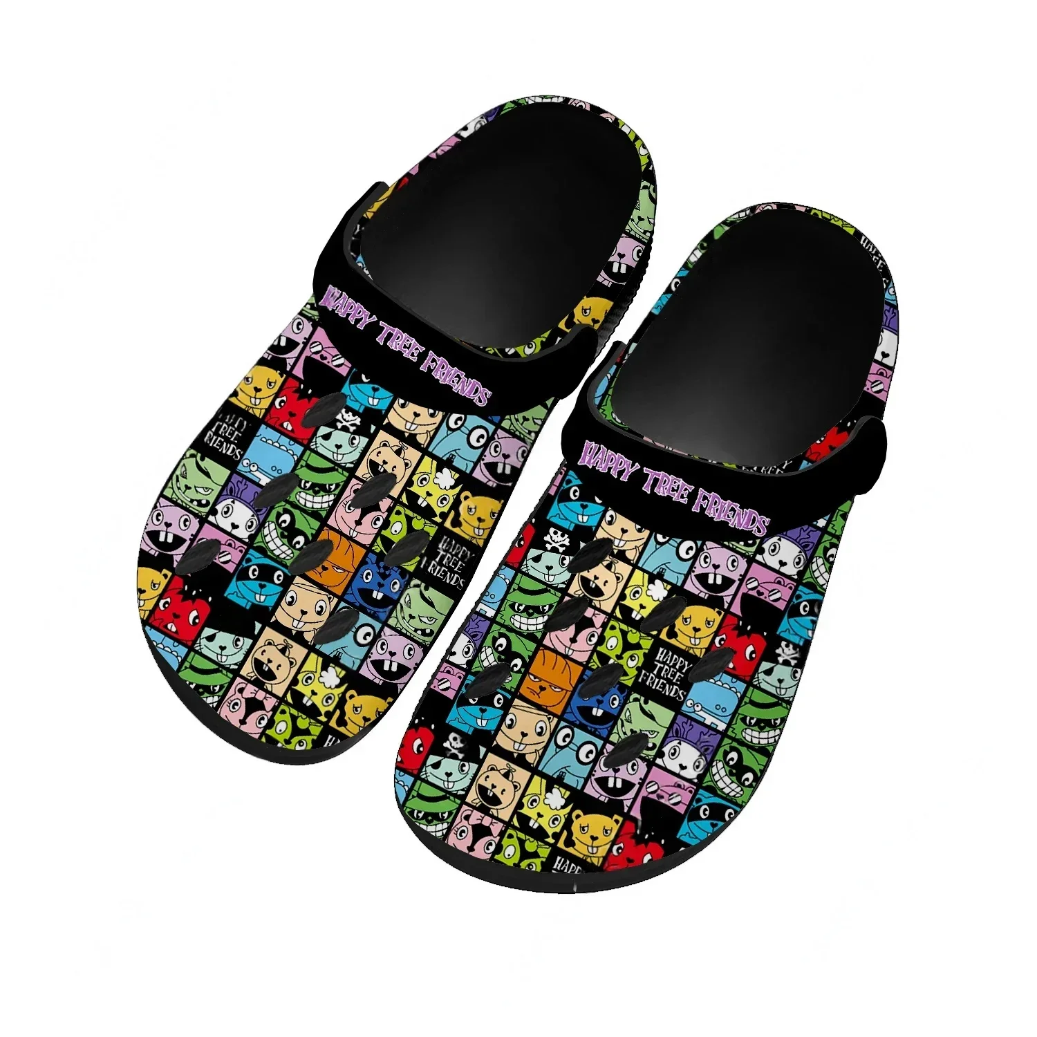 Happy Tree Friends Water Shoe Mens Women High Quality Fashion Home Garden Clogs Customizd Sandals Beach Breathable Hole Slippers