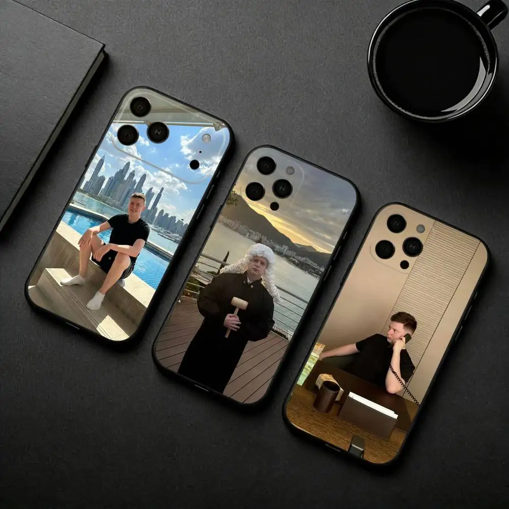 

M-Mellstroy-Y Phone Case For iPhone 17pro,16,15,14,13,12,11 Plus,Pro Max,XS,Soft Silicone Black Cover