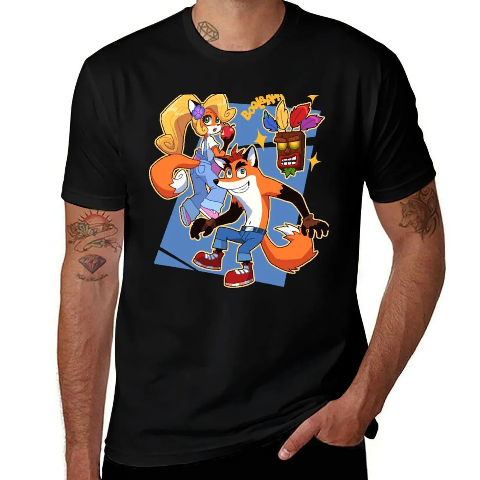 

Photo Apparell - Crash Bandicoot T-Shirt Large Size Casual Tee Shirt