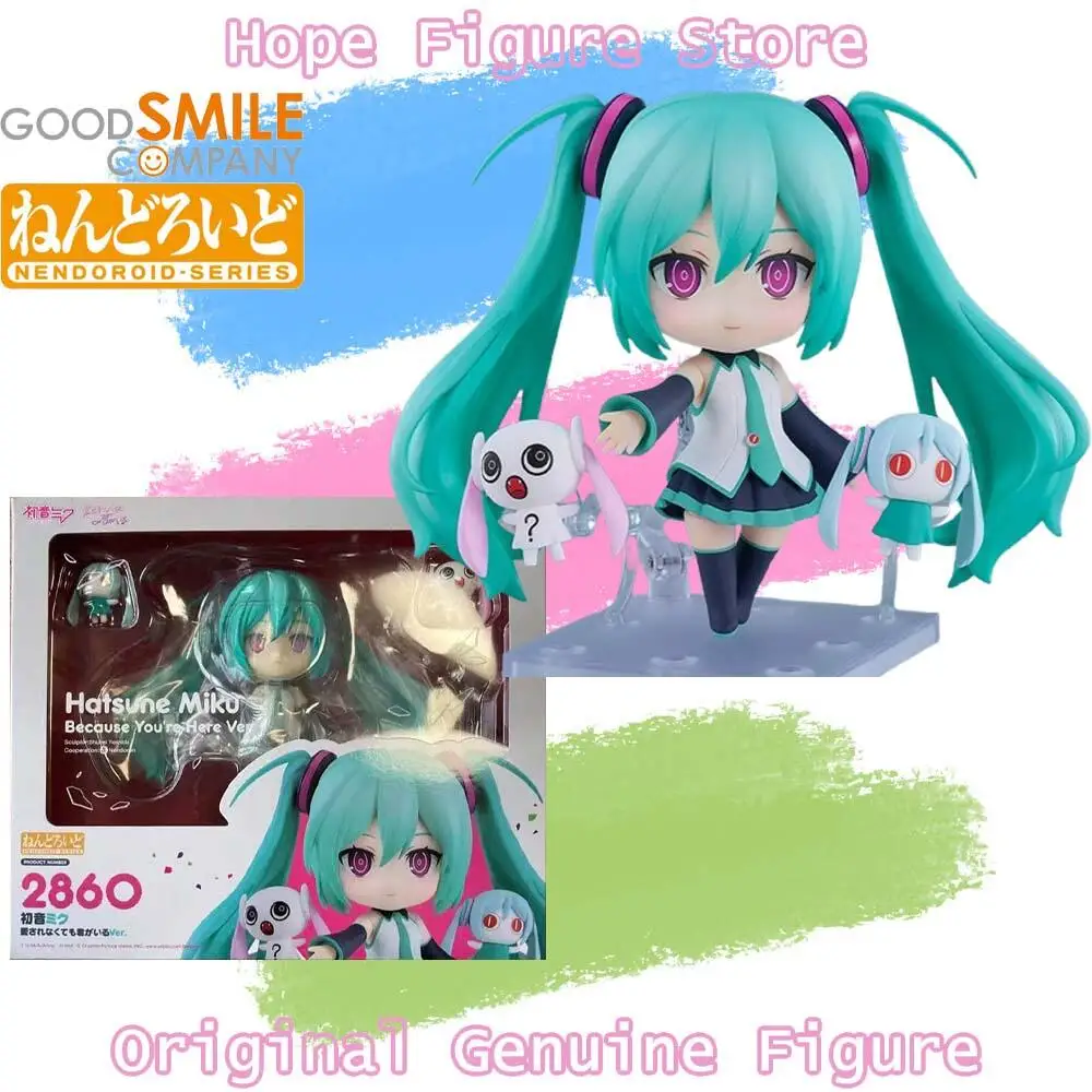 

In Stock Genuine Good Smile Nendoroid Because You're Here Hatsune Miku Figure Anime Action Model Toy