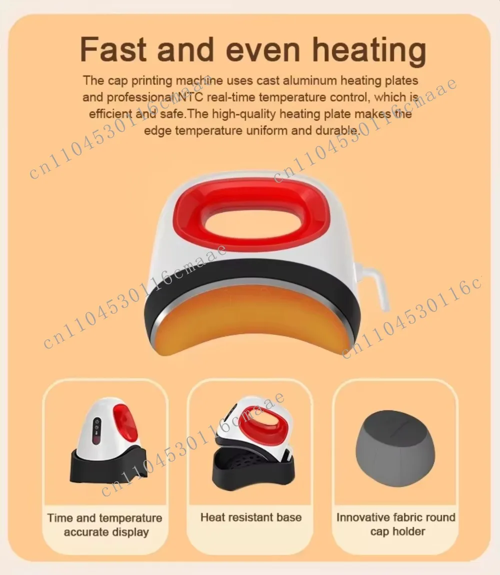 Mini Portable Hat/Cap Heat Press Machines Hat/Cap Heat Transfer Machine Sublimation Print Machine