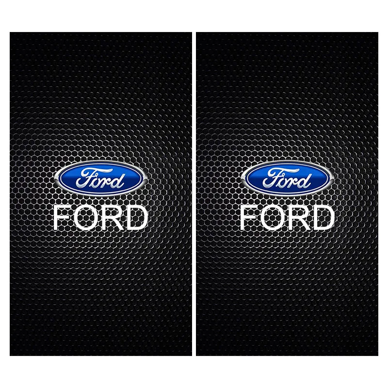 2PCS Car Center Column Stickers B-pillar Decals Accessories for Ford Mustang Focus3 2 Transit Ecosport Edge Fiesta Escape Kuga