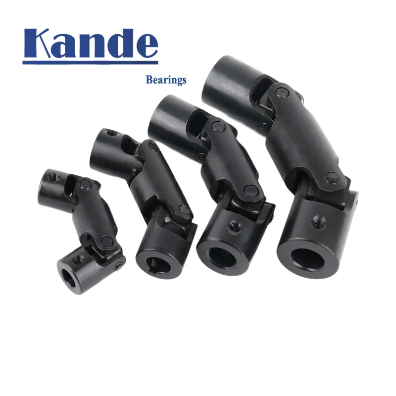 Kande1pc Precision Double Section Cross Universal Joint Coupling 25/28/30mm Three Section Universal Joint Cross Shaft Coupler