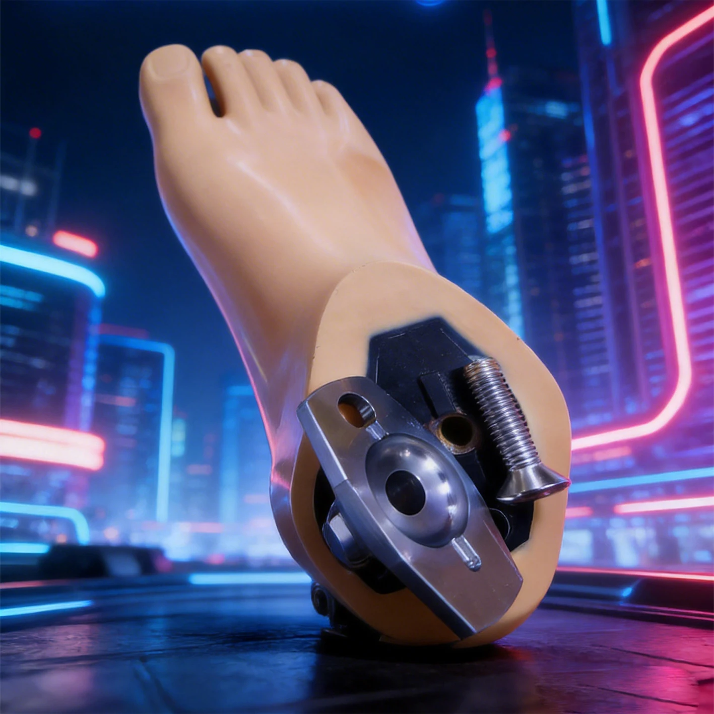 Prosthetic Leg,orthopedic Implants Foot,fake Foot Dynamic Foot,polyurethane Polyurethane Implantable Artificial Organs 1CF-001