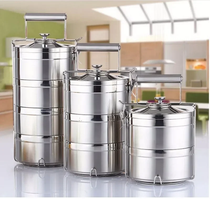 

Japanese Thermal Lunch Box For Kids Adult Portable Food Container Kitchen Leakproof 304 Stainless Steel Bento Box