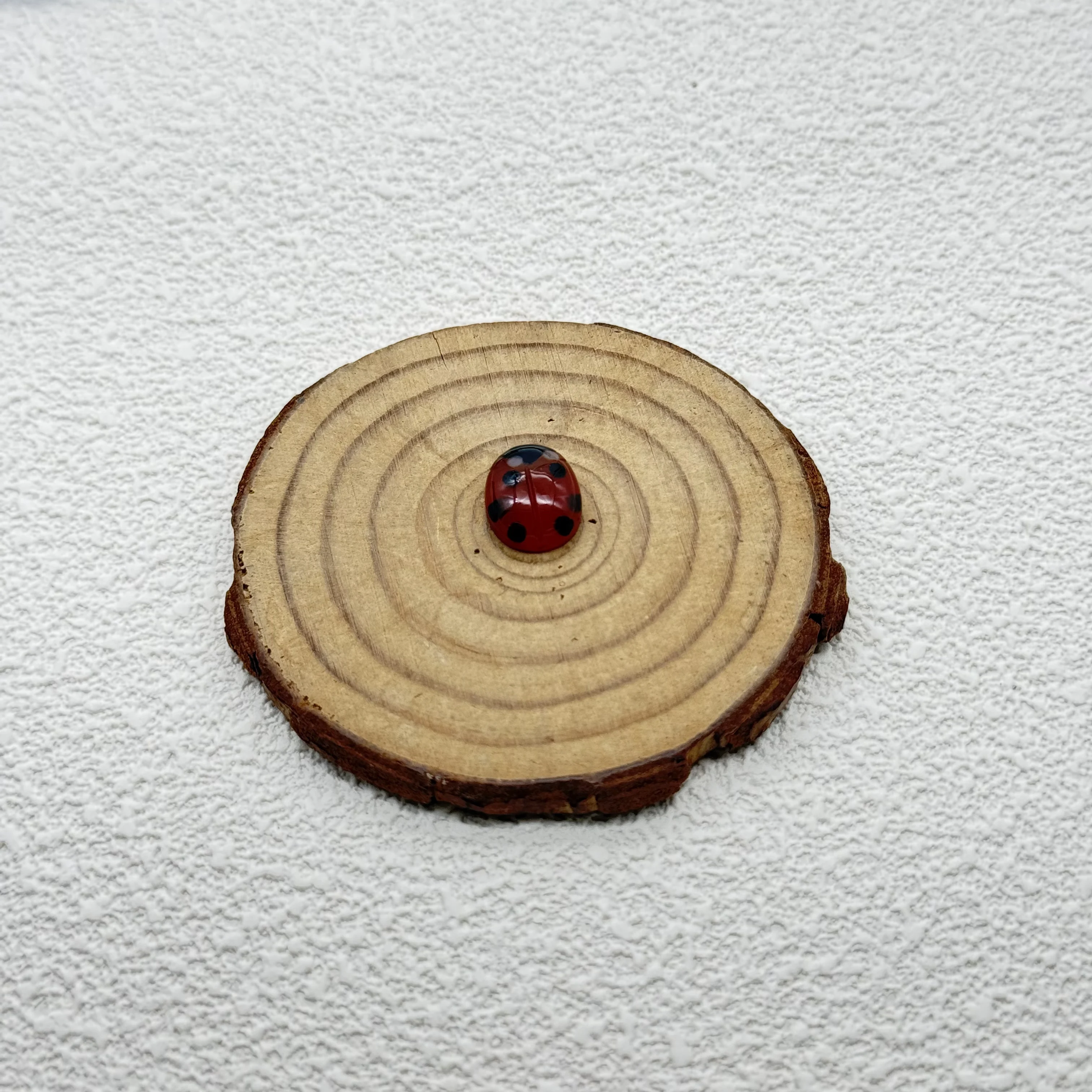 handmade natural stone mini ladybug charm carving (agate&obsidian&Jade) 13 small 11 small 5 mother 1