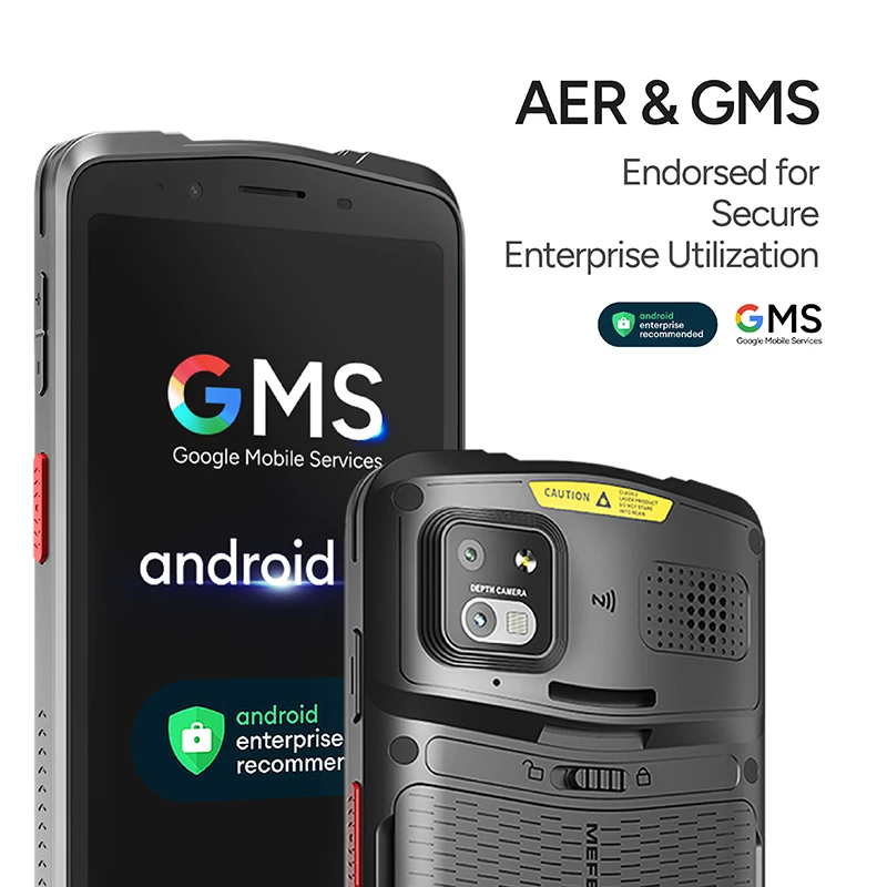 ME61 Waterproof Industrial Code Reader PDAs Data Collector PDA Android Barcode Scanner Rugged Handheld PDA for Inventory
