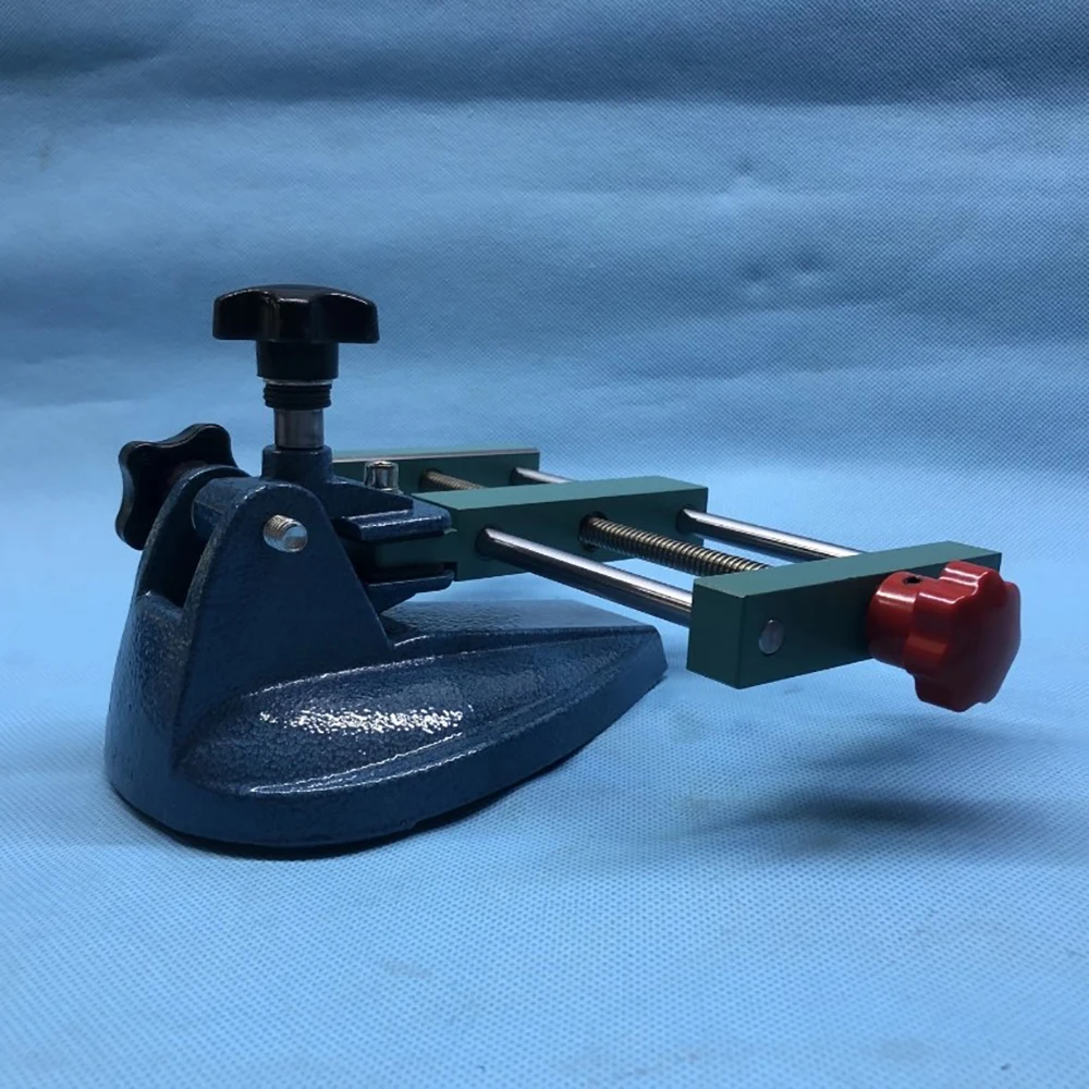 PCB Circuit Board Holder Clamp - Adjustable Angle Soldering Fixing Stand with Self-Locking Base