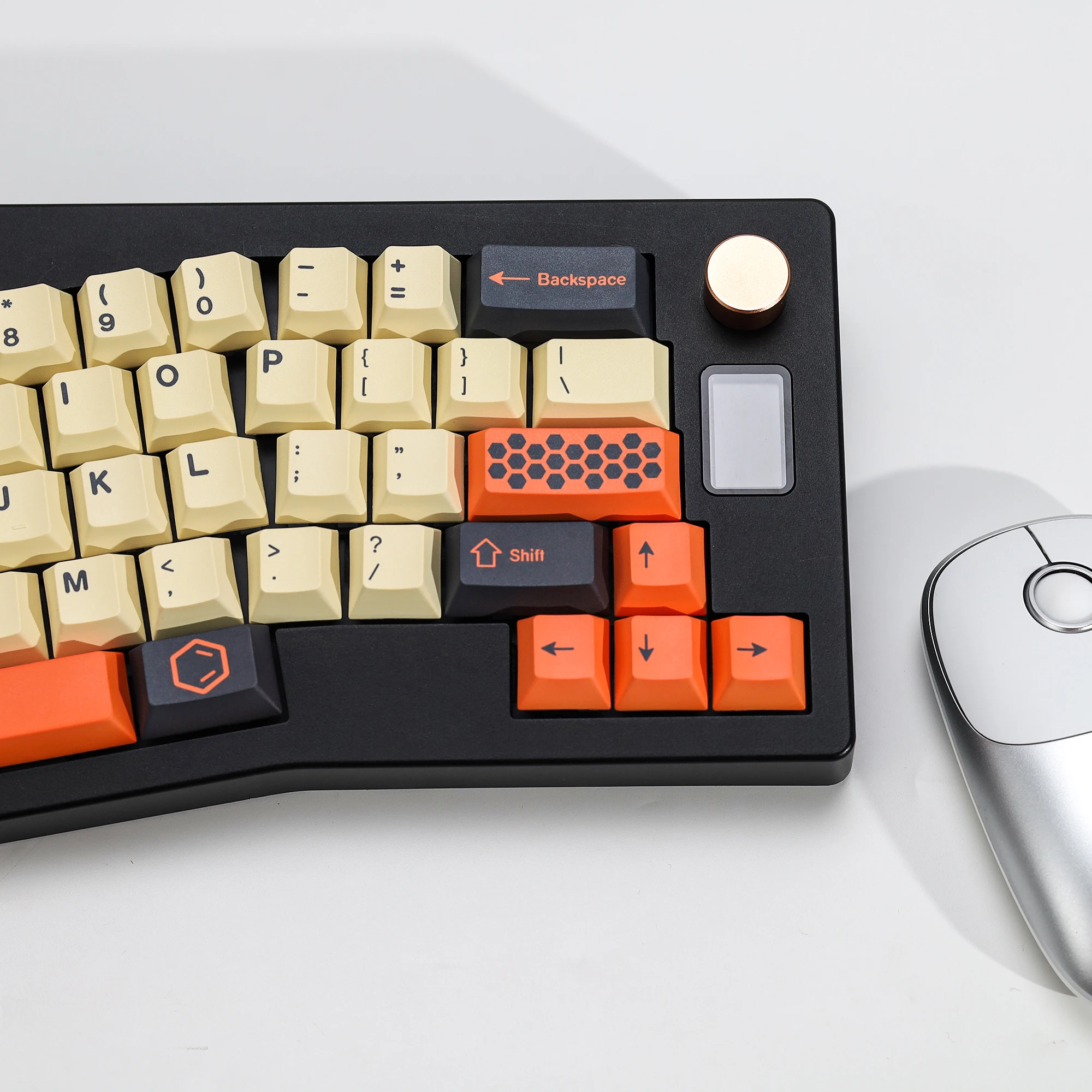 KBDiy GMK Tastenkappen Retro GMK Carbon Cherry Profil PBT Alice Tastenkappen Benutzerdefinierte DIY für MX-Schalter Gaming 60 Mechanische Tastatur KIT – Detail 9