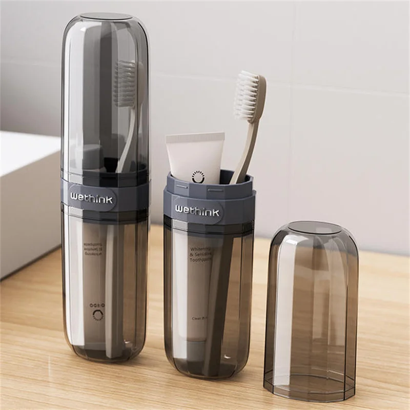1PC Toothbrush Holder Travel Containers Transparent Portable Toothbrush Case Toothpaste Toothbrush Protect Holder Case Travel