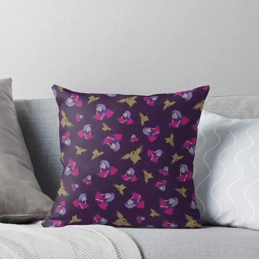 

Madam Mim and Archimedes Throw Pillow Couch Cushions Marble Cushion Cover Pillow Decor pillow