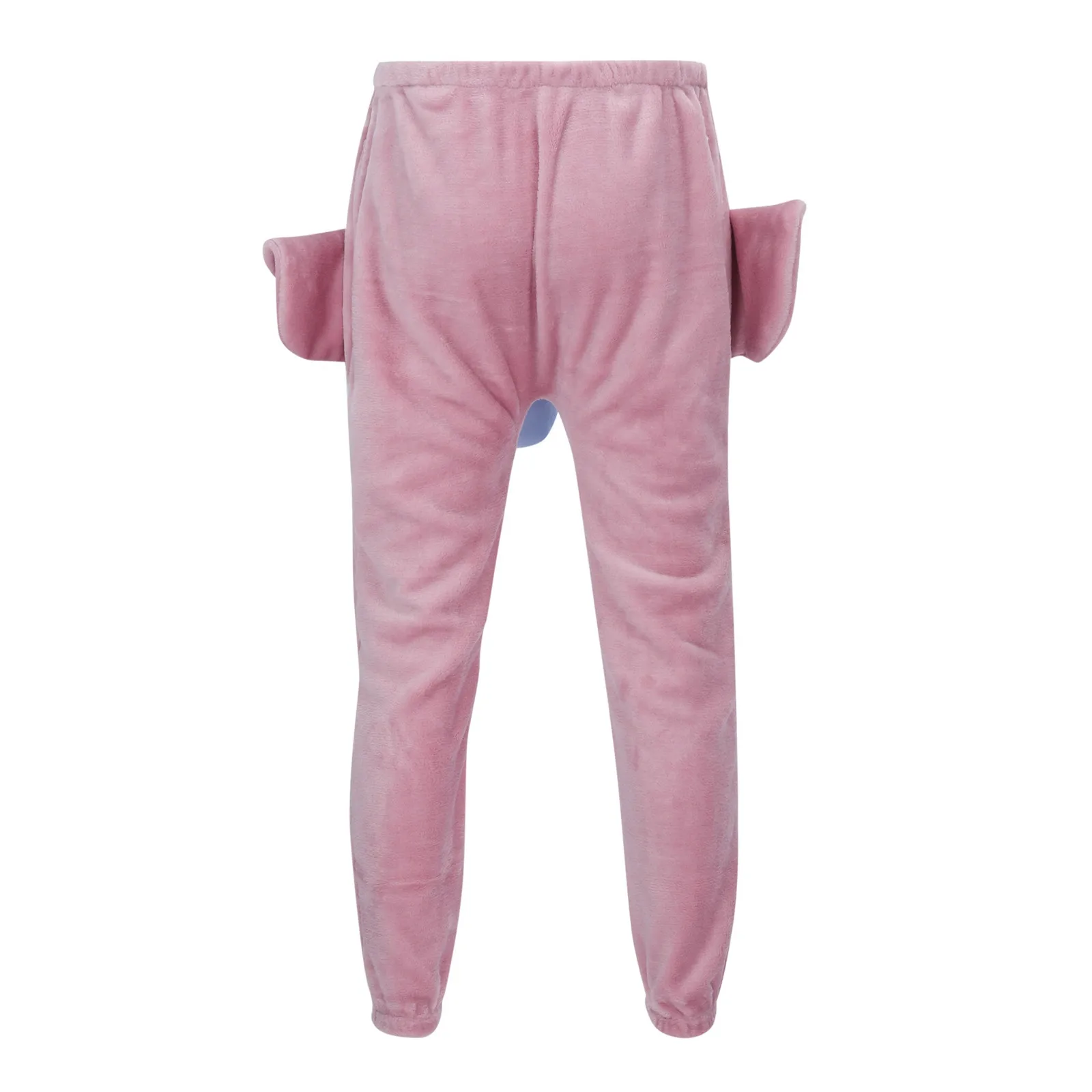 Men\'S Pants Pajama Flannel Funny Elephant Novelty Trousers Humorous Sleeping Pants Prank Gift For Men Animal Winter Pantalone