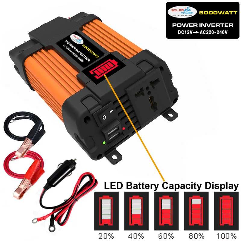 12v-to-220v-inverter-voltage-conversion-led-display-dual-usb-outdoor-portable