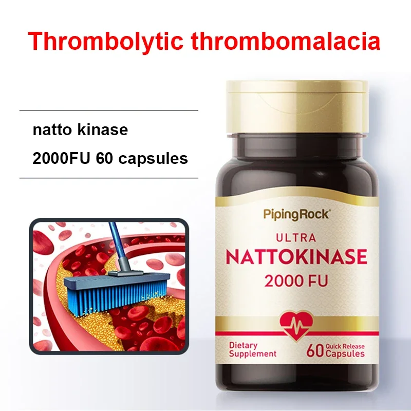 One bottle of nattokinase capsules and three tablets of high-dissolving thrombus softening non-Japanese monascus.