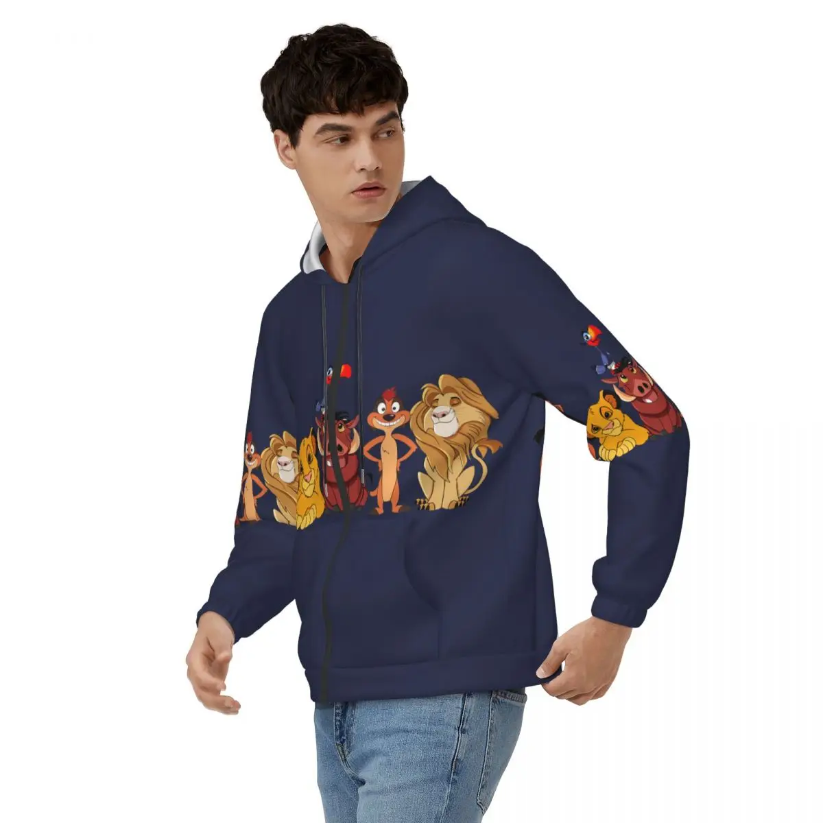 Men's Lion King Hoodie Disney The Lion King Film Clothes Novelty Hoodies Party Clothing