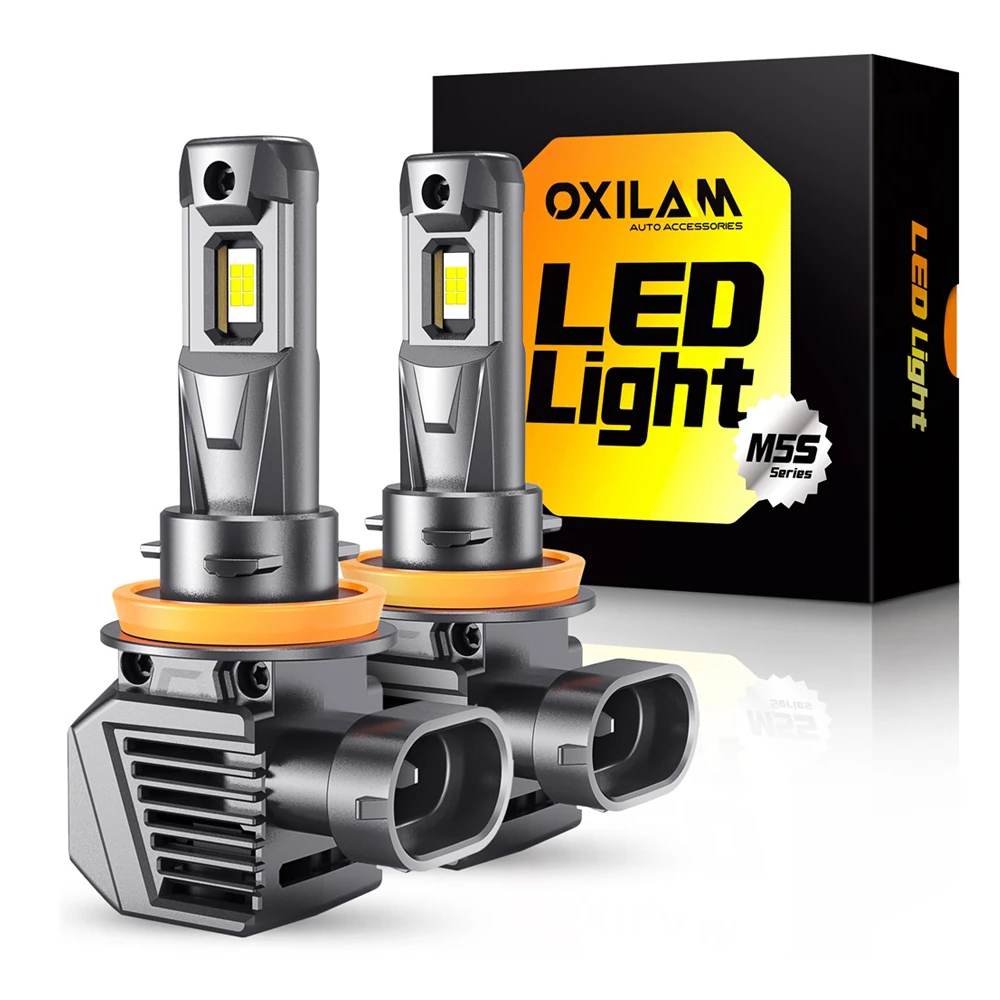 2Pcs 22000LM H8 H9 H11 H16JP LED Headlight 120W Super Bright 6500K Canbus 9005 HB3 LED Headlamp Bulb No Error 7035 CSP 12V White
