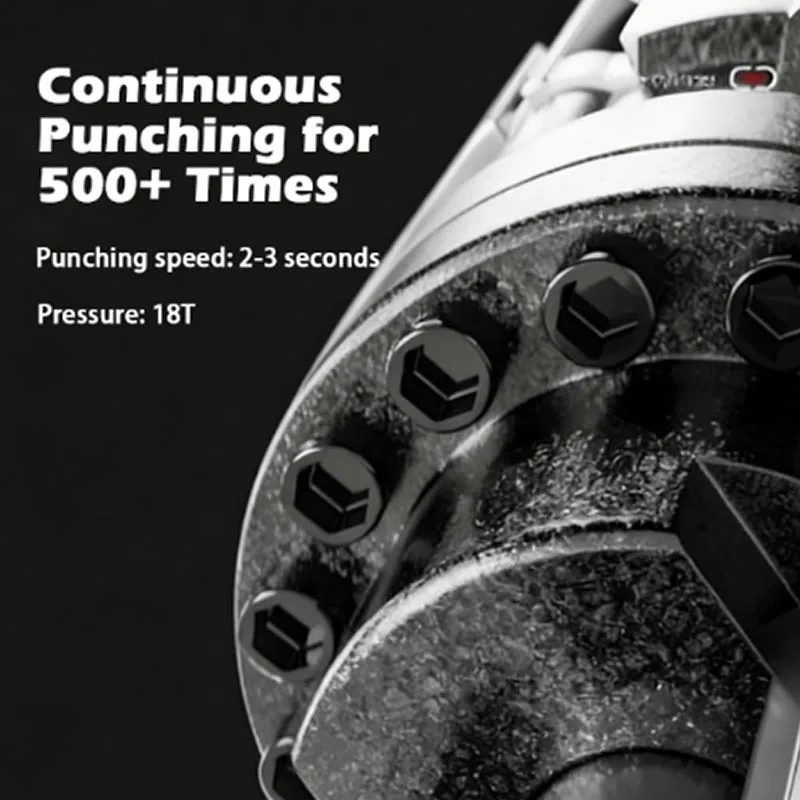 Electric Hydraulic Punching Machine Pure Copper Motor Portable  Hydraulic Punching Tool Angle Iron /Channel Steel Puncher