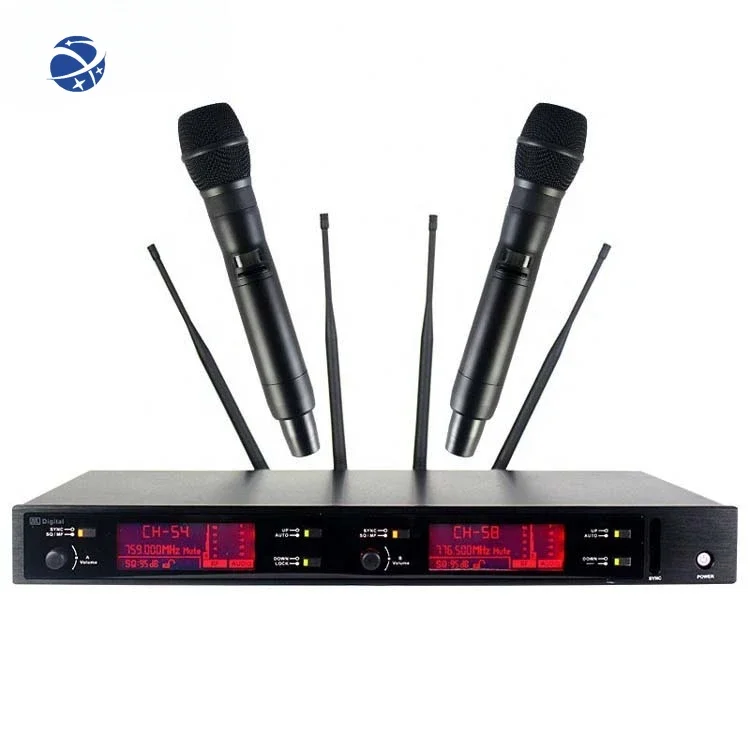 

Aoyue Professional wireless microphone system A-220D UHF wireless digital studio microphone recording