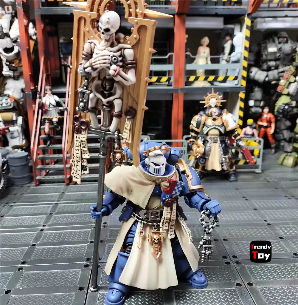 【JOYTOY】Warhammer 40K Ultramarines Bladeguard Antico 1/18 Action Figure Collection Toy