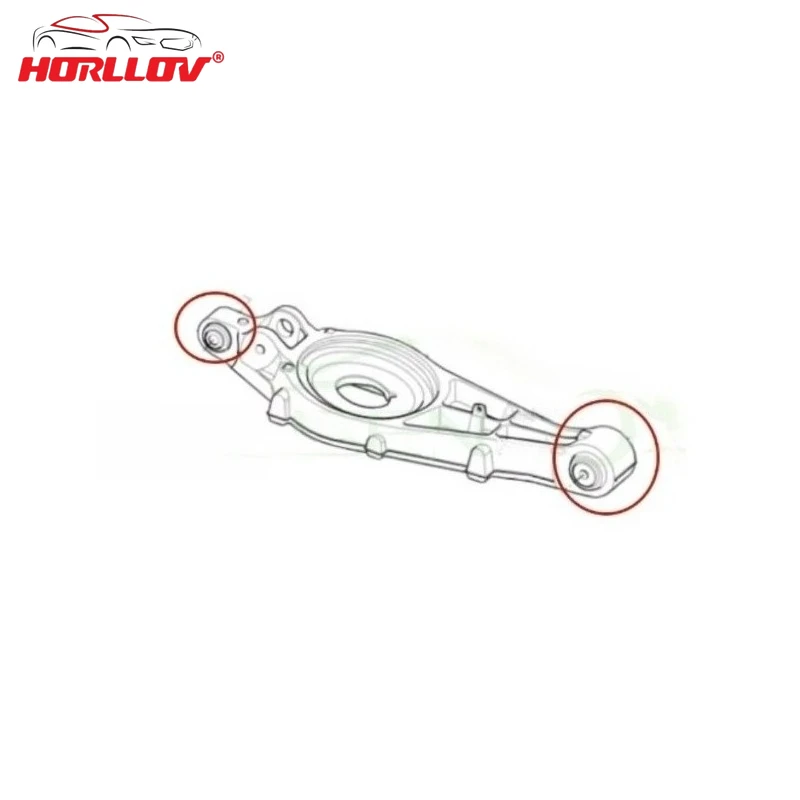 4PCS Control Arm Bushings for Maserati Levante Rear Side Lower Control Arm Bushing Kit OEM  670037293 670037295