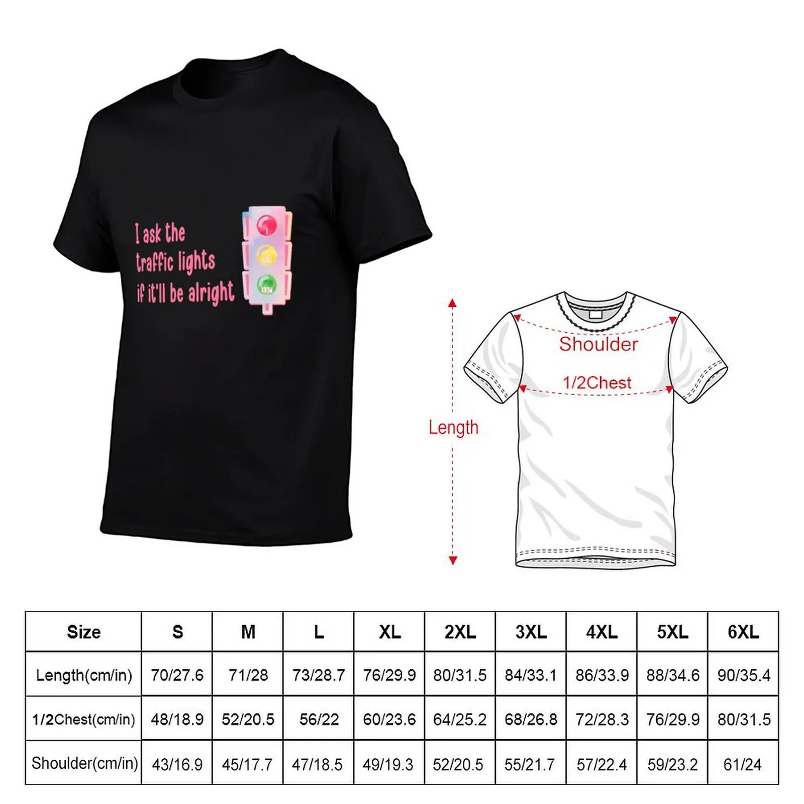 Death by a Thousand Cuts Traffic Lights T-Shirt Quick Dry Outdoor Sports T-Shirt