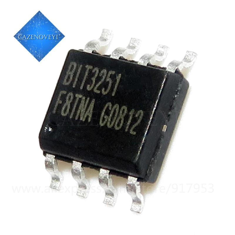 Original e autêntico bit3251, bit3250, sop8, bit3251g, sop-8, sop, em estoque, 10 pcs/lot