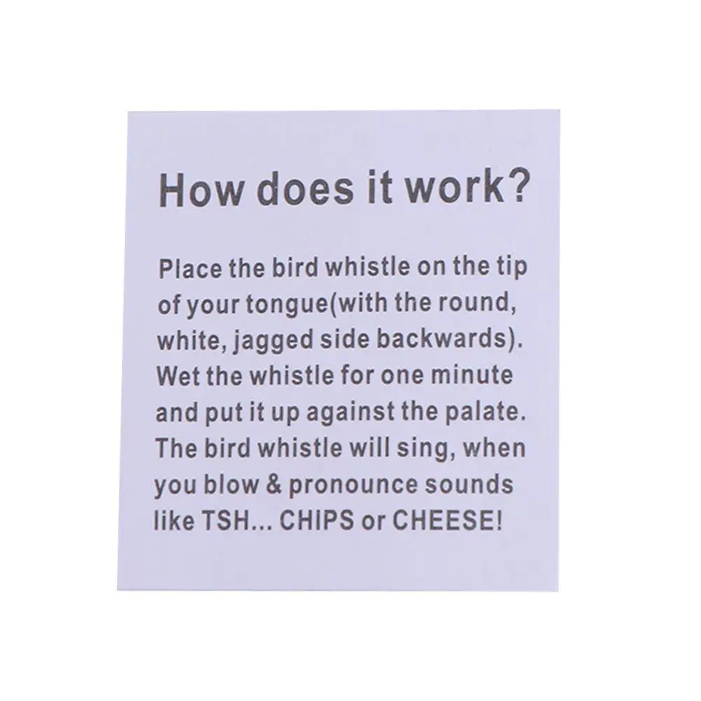 Mouth Hidden Tongue Whistle Tricks Whistles Bird Whistle Noisemaker Tweeting Magic Fun Bird Caller Entertainment Tools