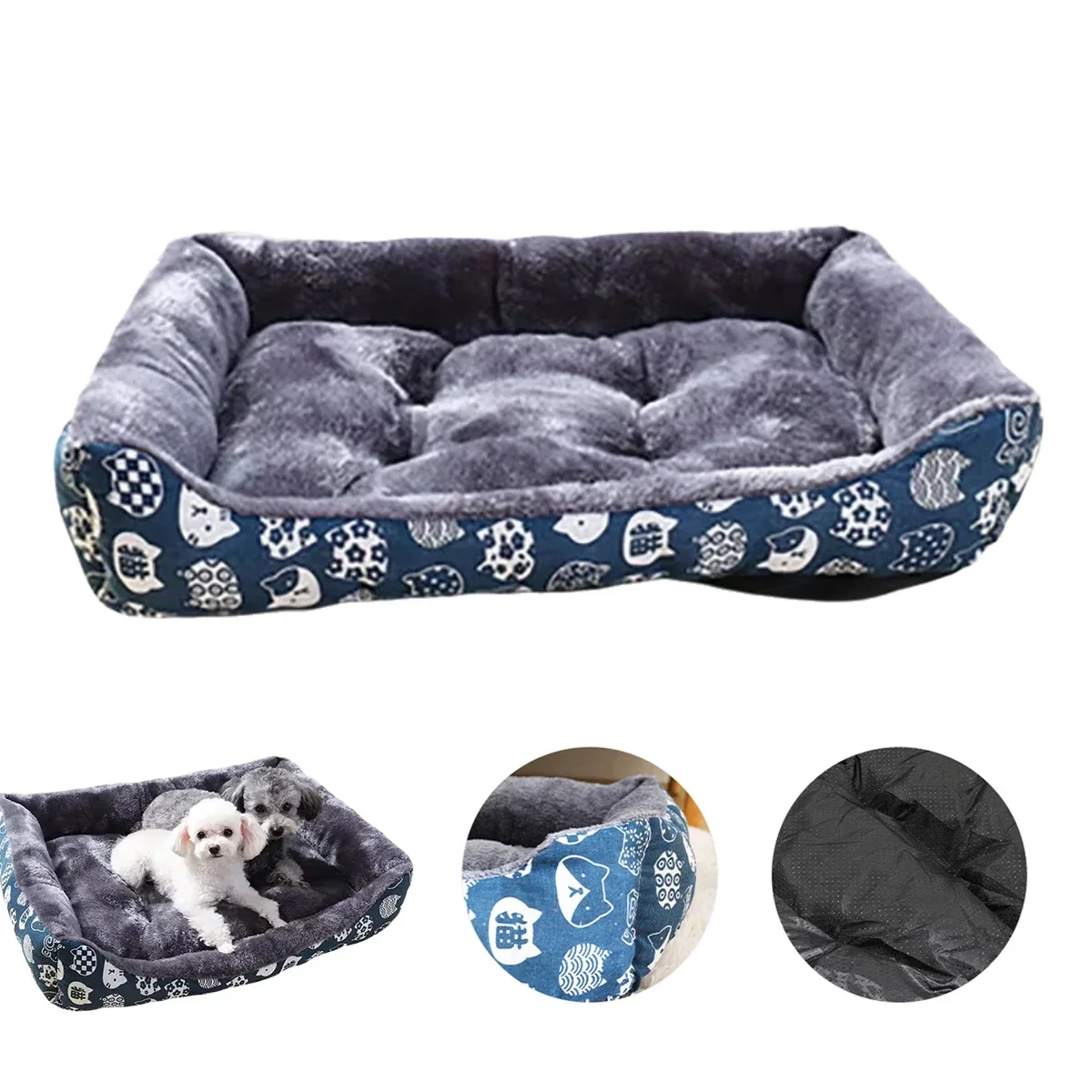 

Scratch-proof & Wear-resistant Large Bed for Dog Pet Thickened Warm Puppy Pads Quick Rebound Dog Sofa Cat Bed Dogs Accessories