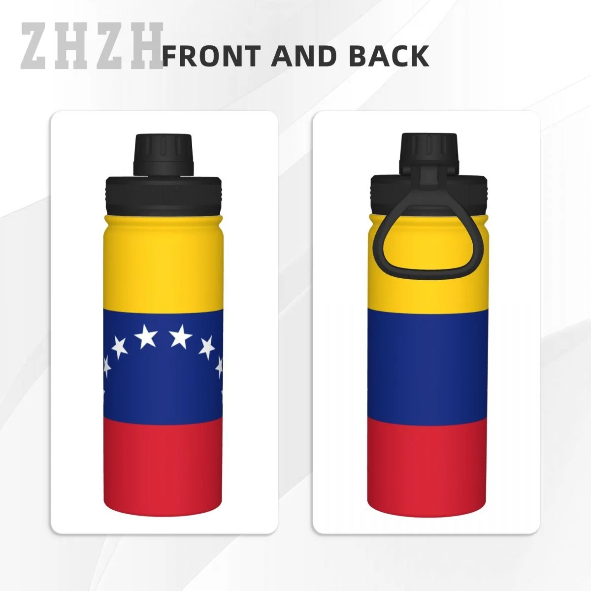 Unisex Sports Water Thermos Bottle Venezuela Flag Venezuelians 304 Stainless Steel Double-layer Insulation Cold And Hot Travel