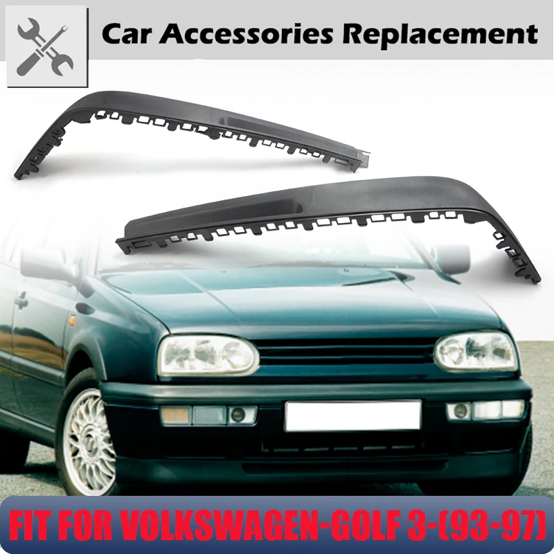 Rhyming Front Bumper Lip Chin Spoiler Lip Sport Valance Splitter Fit For VW Golf3 MK3 VR6 1993-1997 Car Modification Accessories