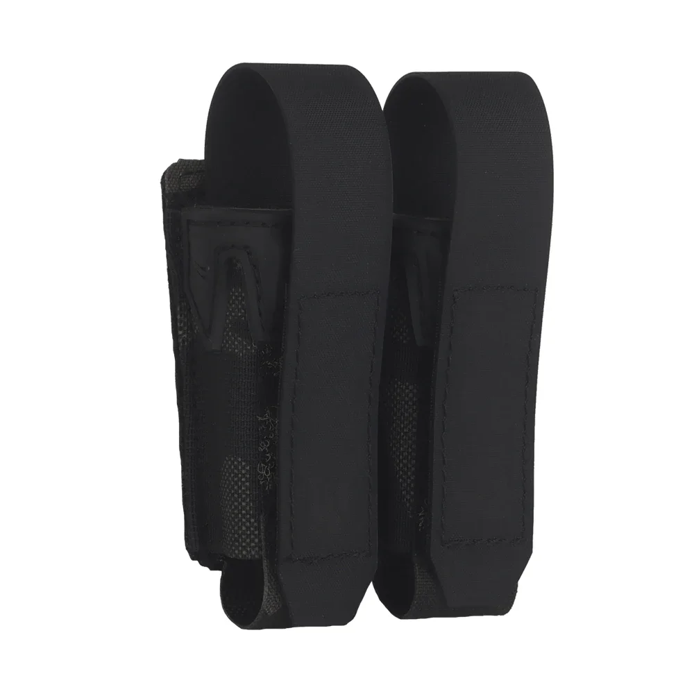 NONE K Type 9MM Tactical Double Magazine Pouch Black 7