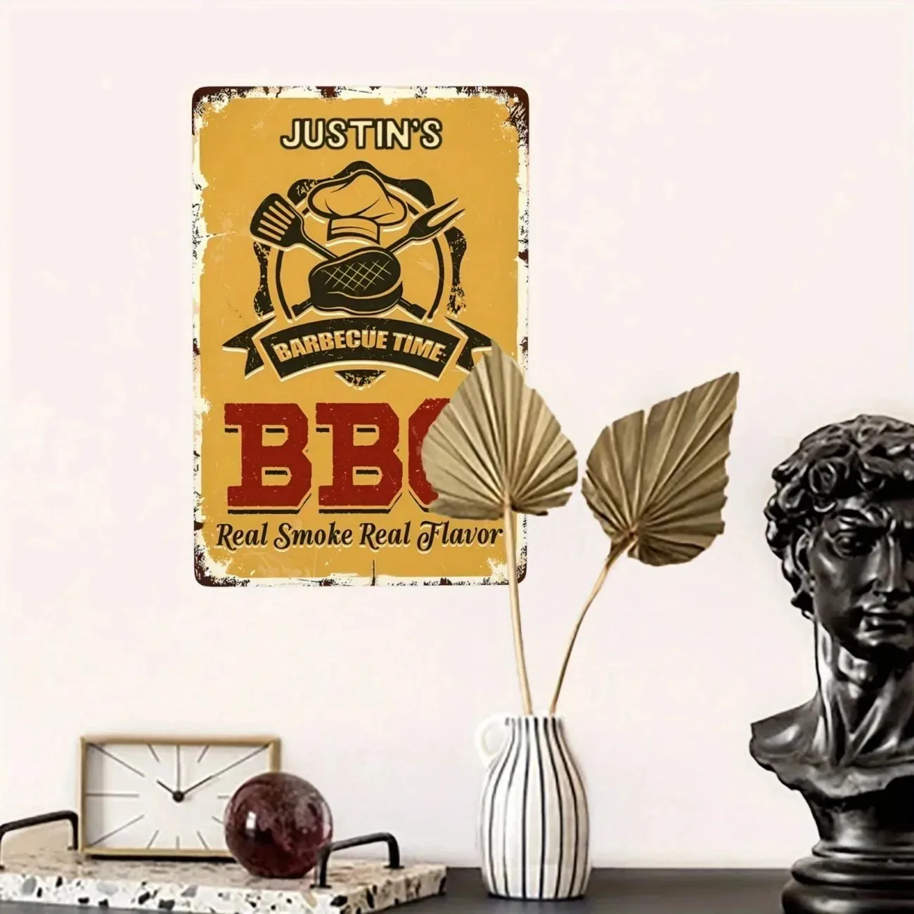 Personalisiertes Aluminium-BBQ-Schild für Außenbereich, Garten, Bar, Pool, Grill-Dekoration