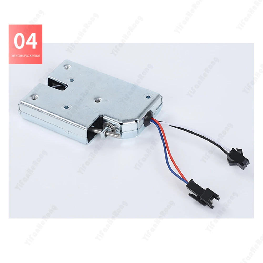 โซลินอยด์ไฟฟ้าขนาดเล็กล็อกล็อกประตูโลหะ12V แม่เหล็กไฟฟ้าสำหรับล็อกเกอร์อิเล็กทรอนิกส์ล็อคตู้อัจฉริยะ