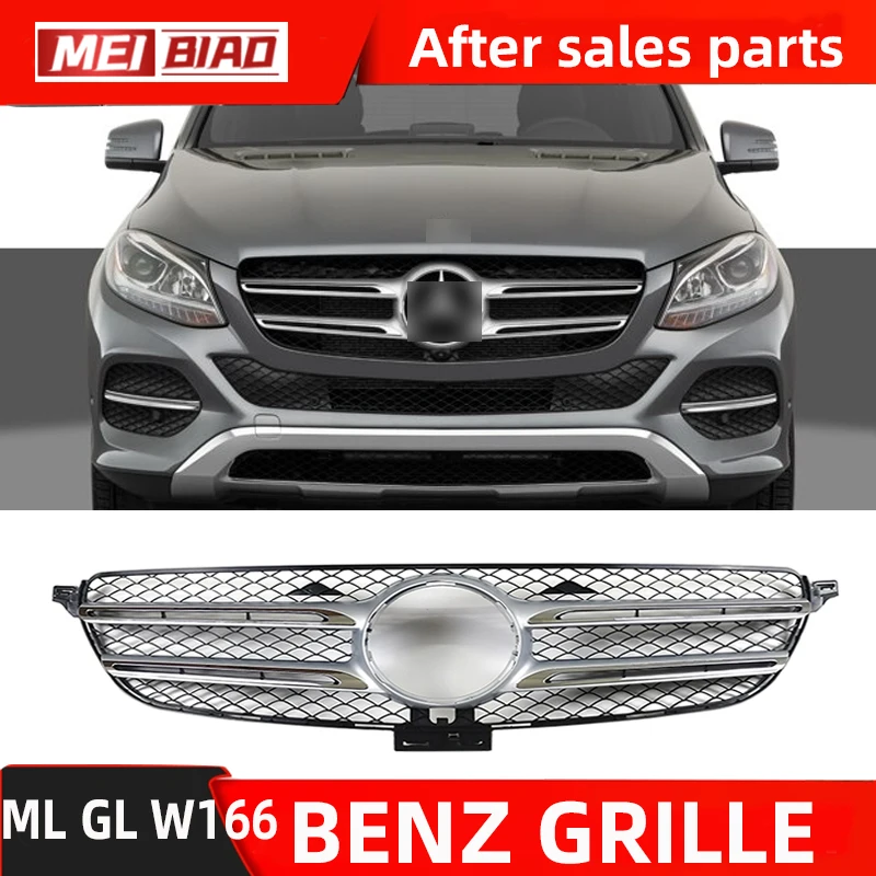 For Mercedes Benz ML GL GLE Grille With Camera Hole A 1668880360 Car Auto Part Replace Aftermarket