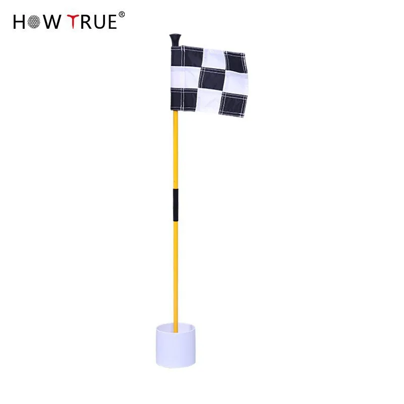 81CM Backyard Practice Golf Hole Pole Cup Flag Stick Golf Putting Green Flagstick Golf Flag and Flagpole Golf Hole New