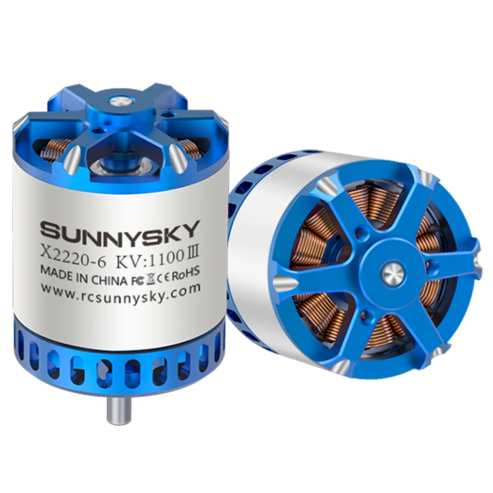 

SUNNYSKY X2220-III FPV Brushless Motor 980KV 1150KV 1400KV 2200KV, 638W-987W High Power, for RC Fixed Wing Airplane Quadcopter