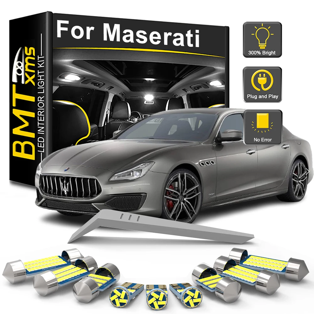 

BMTxms LED Interior Light Kit For Maserati Quattroporte AM337 M139 M156 Ghibli M157 GranTurismo M145 3200 4200 GT 3200GT 4200GT