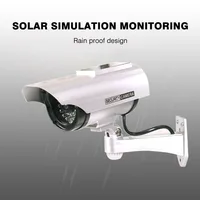 Solar Waterproof Dummy Fake CCTV Camera With Flashing LED For Outdoor or Indoor Realistic Looking Fake Camera for Security 2
