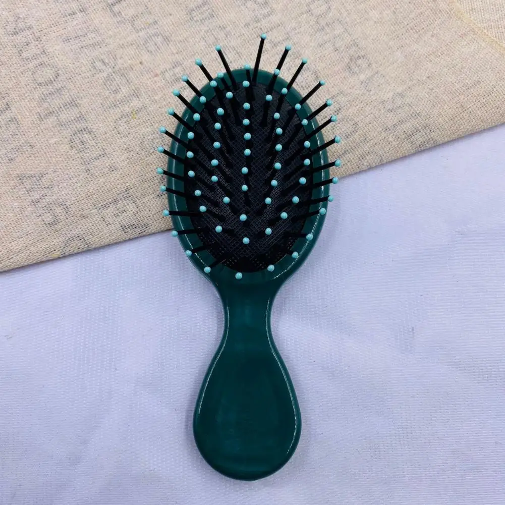 Mini peine con cojín de aire para desenredar, cepillo portátil para el cabello, desenredar, antiestático, salón, SPA, peluquería, estilismo, peine de masaje