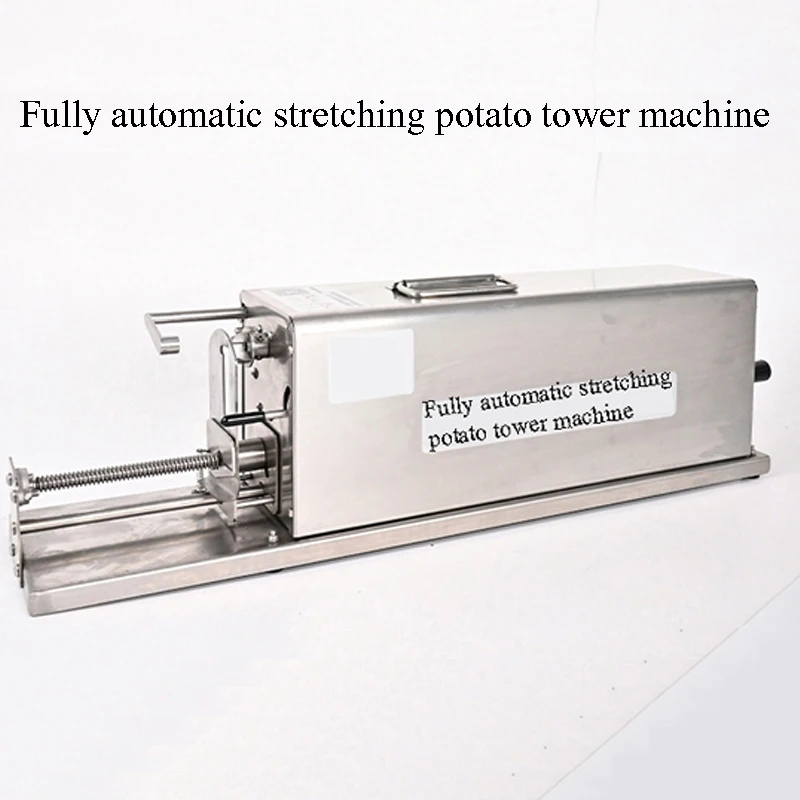 Electric Potato Spiral Cutter Machine Commercial Tornado Potato Tower Maker Stainless Steel Twisted Carrot Slicer