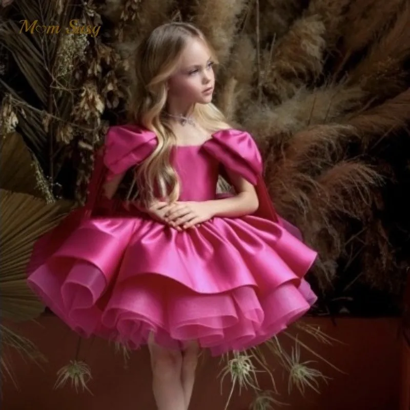 

Baby Girl Princess Sequins Tutu Dress Bow Infant Toddler Tulle Vestido Party Pageant Birthday Wedding Xmas Child Clothes 1-12Y