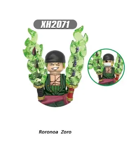ONE PIECE Japanese Anime Series Cartoon Building Blocks Mini Action Assembly Figures Robot Education Toys For Kids Gift X0356