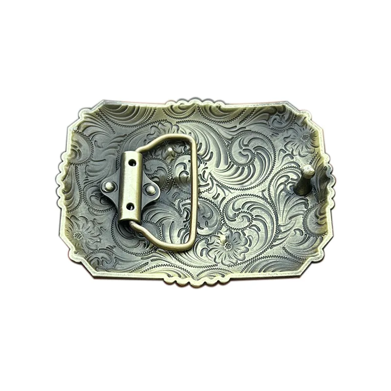 Gesper Sabuk Salib Doa Koboi Barat dari Paduan Seng - Aksesori Modis untuk Pria