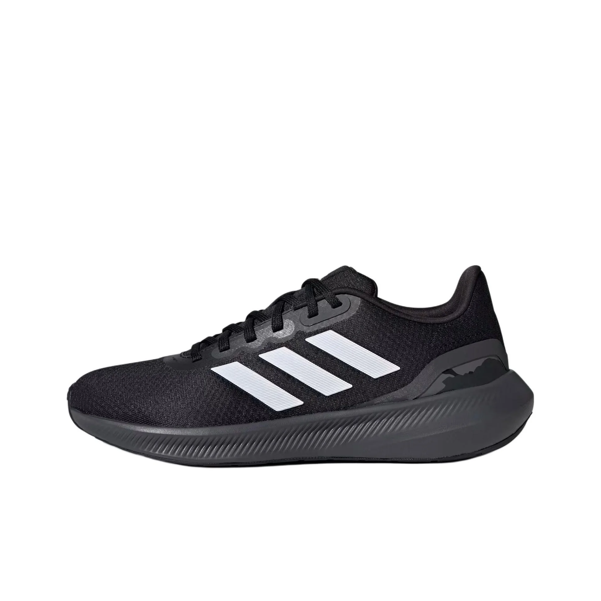 Adidas Runfalcon 3.0 Running Shoes Men's Low Top Core Black/Cloud White/Gray Five IE0742